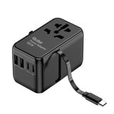 Travel adapter I 100 watt I with 3 USB-C & 2 USB A connections