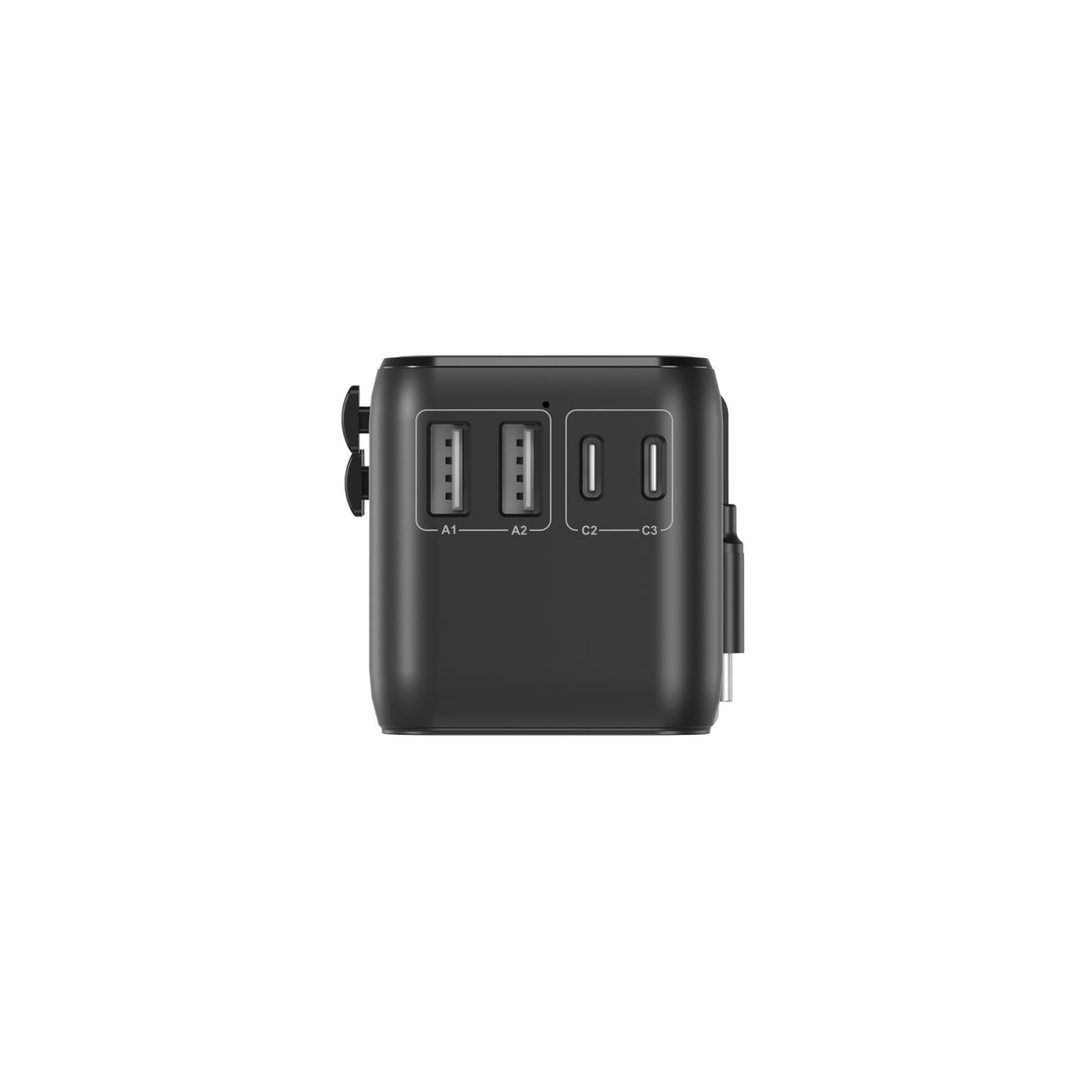 Travel adapter I 100 watt I with 3 USB-C & 2 USB A connections