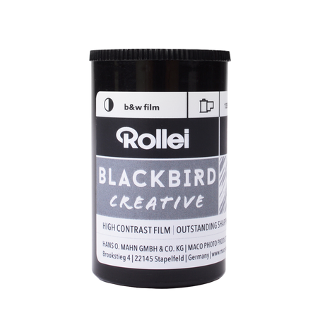 Blackbird black and white negative film | 35 mm | 36 recordings | ISO 64